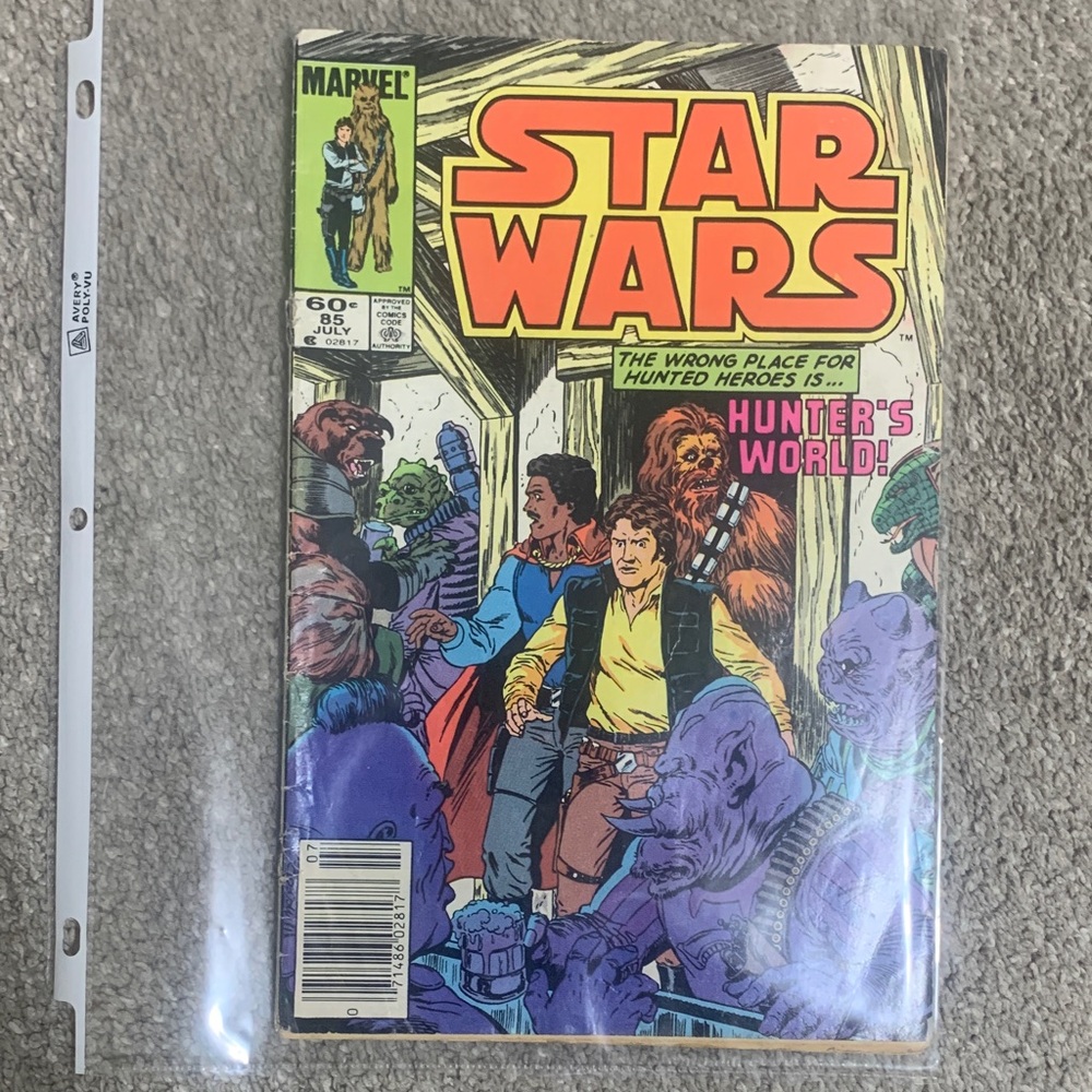 Marvel Star Wars Comic with Red and Yellow Cover